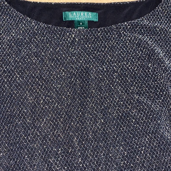 Lauren Ralph Lauren Dress. Size 2. Silver/Black sparkly material - Picture 12 of 14